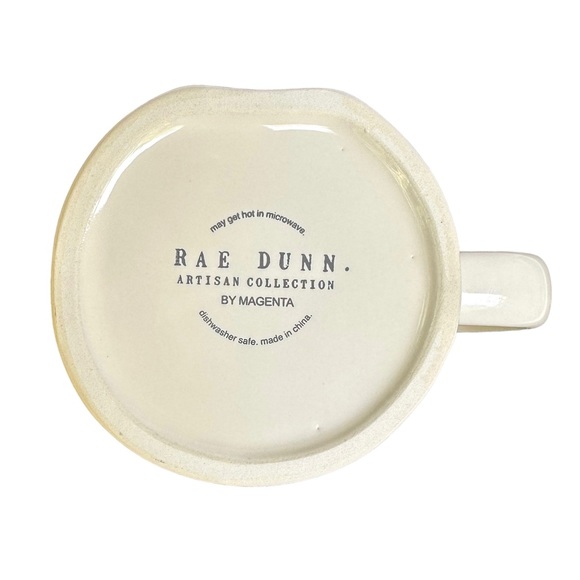 Rae Dunn SING Mug White Black Large Letter Dimples NWT 2017 OG - Picture 9 of 12